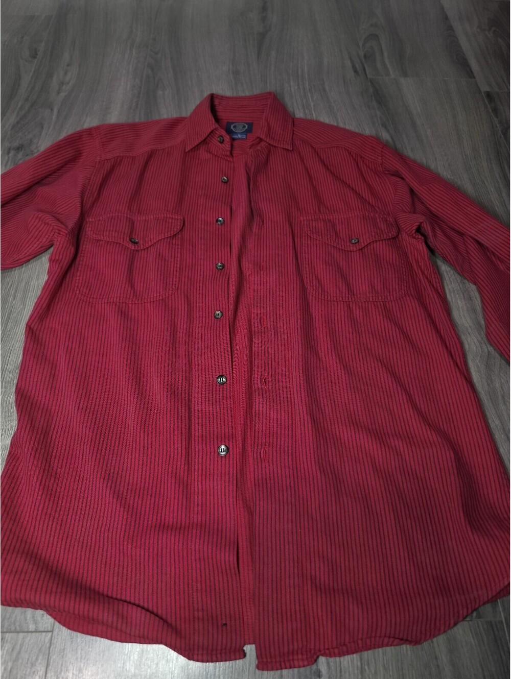 80s Vintage Gap Authentic Guaranteed Fit Striped Button Down Shirt Men's Size S